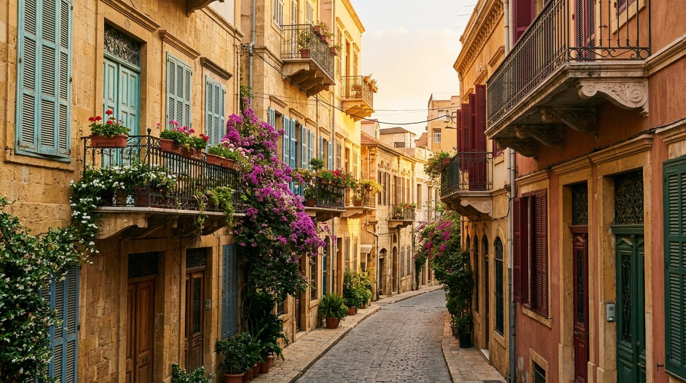 Ruelle du centre-ville de Beyrouth, Liban